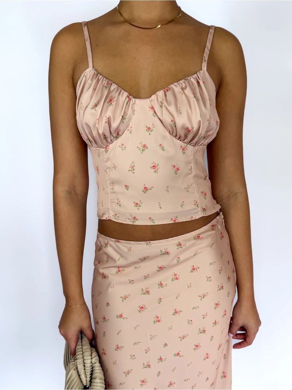 Gia lace back top